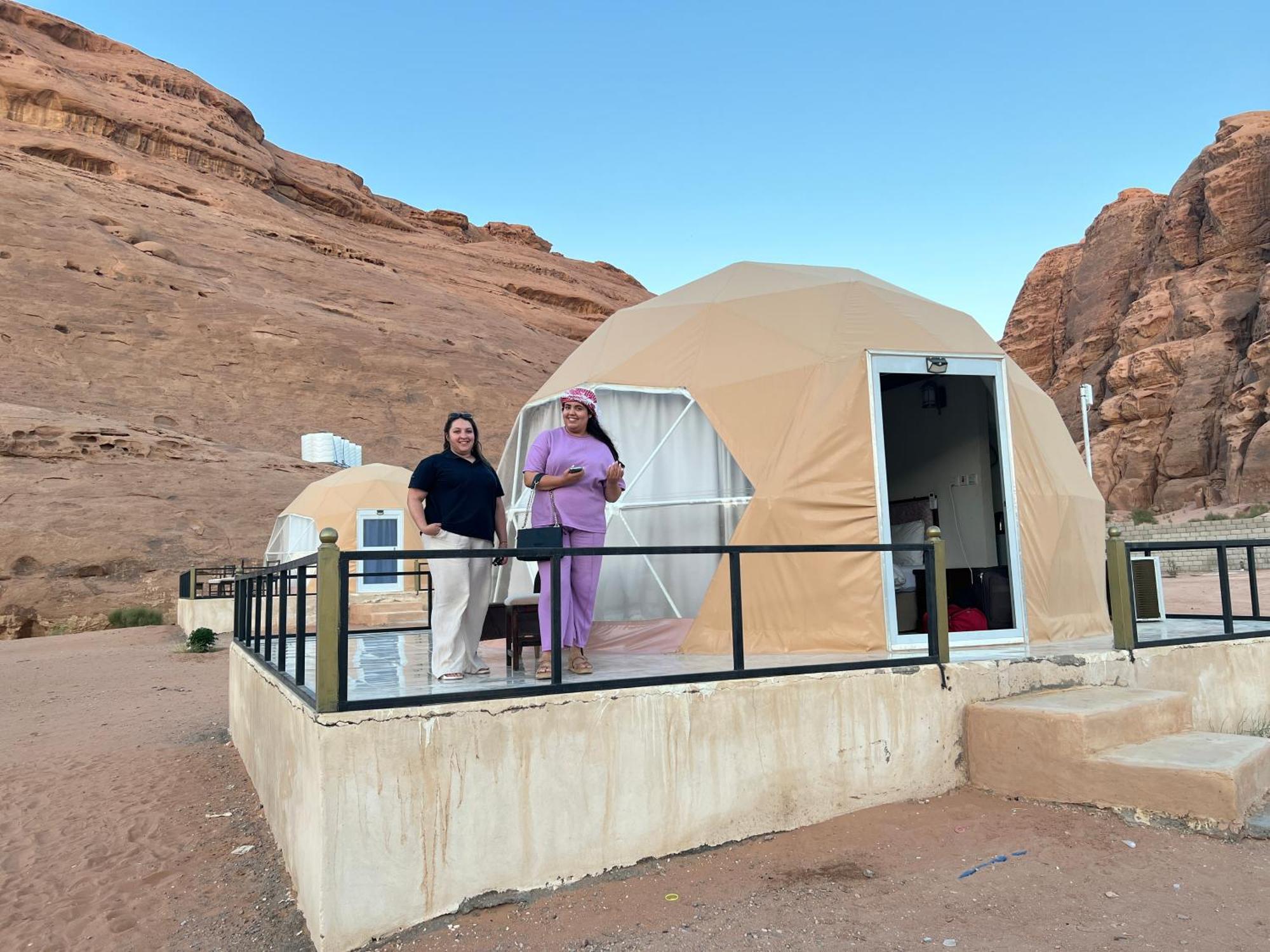 Magic Mountain Camp Leilighet Wadi Rum Eksteriør bilde